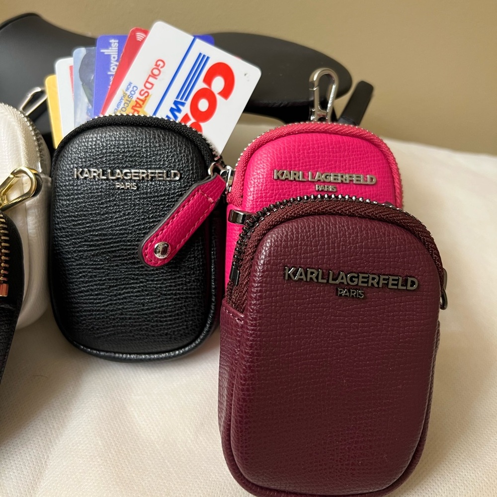 Karl Lagerfeld Chose 1 Cardholder/ Bagcharm/ Keychain New - Picture 13 of 13